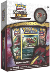 Pokemon Shining Legends: Zoroark Pin Collection